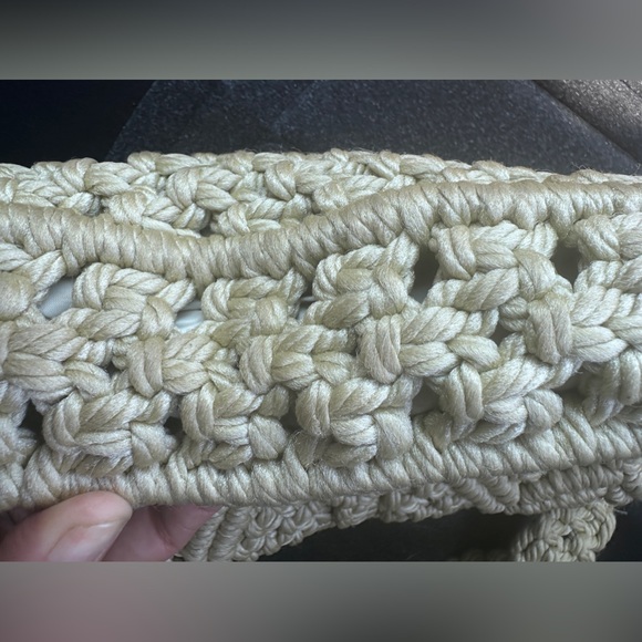 VINTAGE Macrame Shoulder Bag ,Boho, tote, - Picture 7 of 9